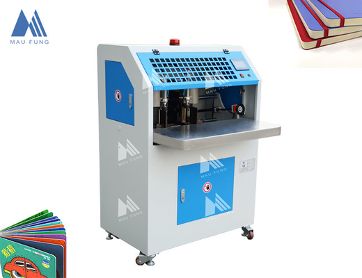 Máquina de corte de canto pneumática de 100 mm de altura 490 * 450 mm Máquina de encadernação de livros de capa dura
