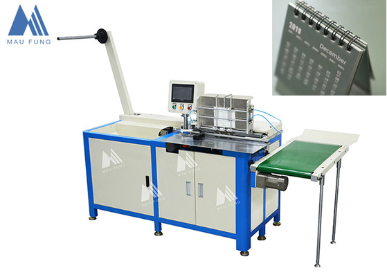 China Semi Auto Twin Loop Wire Binding Machine para Notebook Wire Binding MF-SDM520