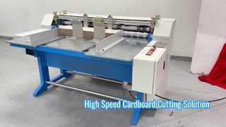 Máquina cortadora de papelão