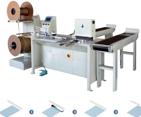 CE Twin Coil 25pcs/Min 360mm Máquina de Ligação de Livros Espiral MF-SDM360