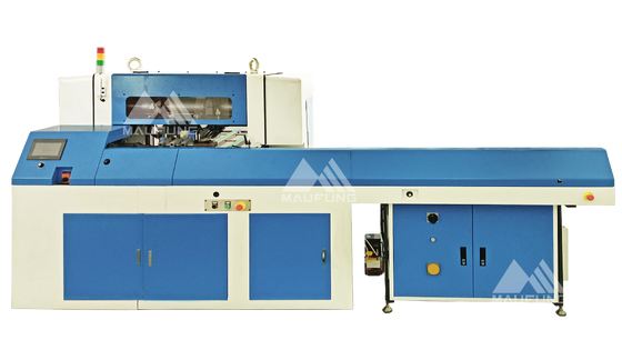 Máquina automática de corte de três facas Janpanese Keyance Sistema de controle PLC Sistema ISM de acoplagem escalável