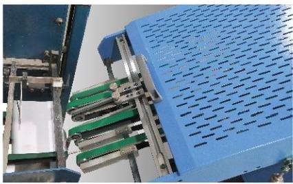 Máquina de perfuração de papel do caderno inteiramente auto de China Maufung para os cadernos do Gêmeo-laço do fio-o que ligam MF-PBM350
