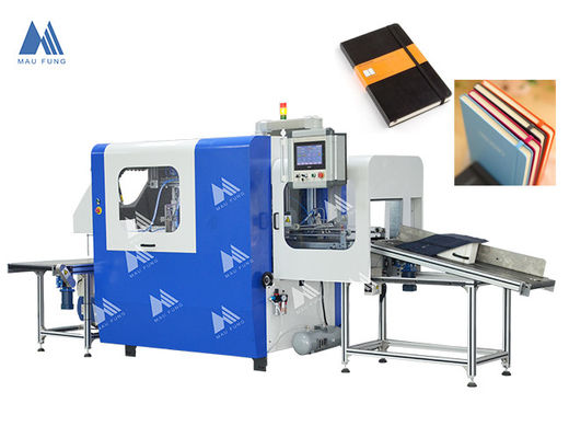 Máquina de inserção de banda elástica de caixa dura totalmente automática de tamanho A4 Máquina de encadernação de livros de capa dura MF-FEM450
