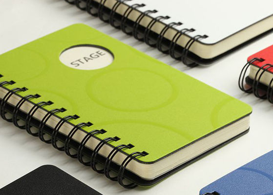Máquina de ligação semi-automática de bobina dupla e fio para calendário de notebook MF-SDM520