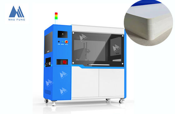 Máquina de corte de canto redondo de papel de cabeça dupla totalmente automática Maufung para computador portátil
