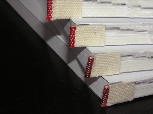 Semi-Automatic Book Block Head Band Machine with 220V Power 11pcs/minute Speed for 10-80mm Book Blocks